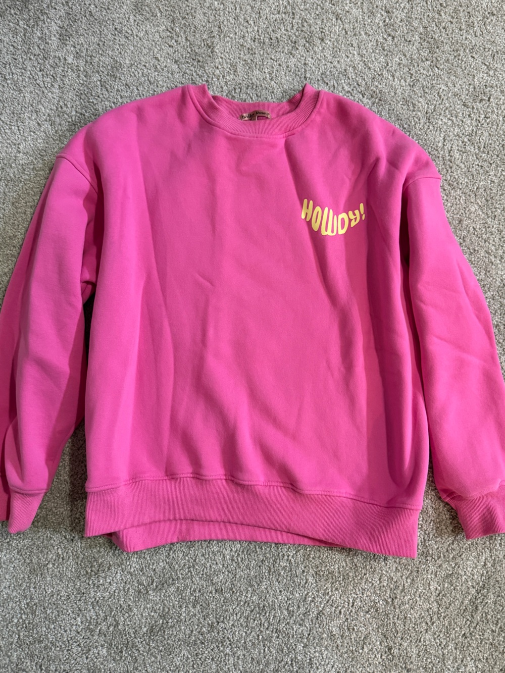 Women's Pink Crewneck Sweatshirt - Bailey Rose